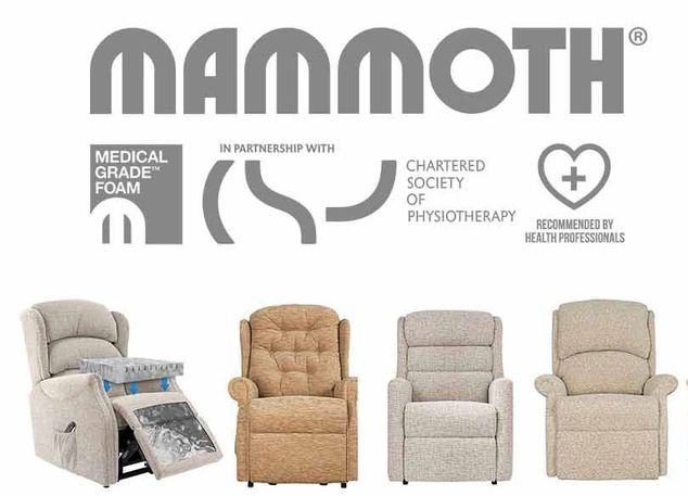 Chanterlands Sofa chair recliner Mammoth Medical Grade Foam